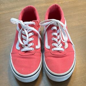 Hot Pink Vans Size 5